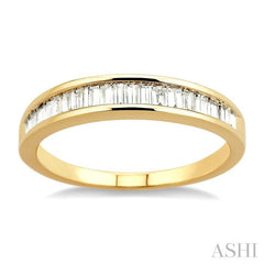 ASHI Channel Set Baguette Diamond Wedding Band 30503PPFC