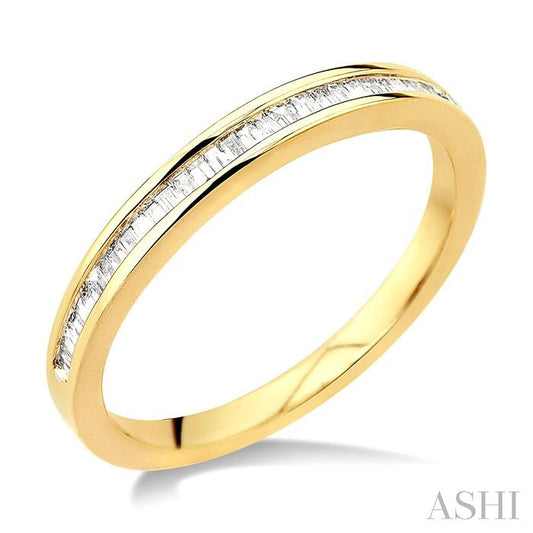 ASHI Channel Set Baguette Diamond Wedding Band 30506PPFC