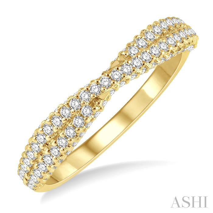 ASHI Stackable Diamond Fashion Band 30563PPFGYG