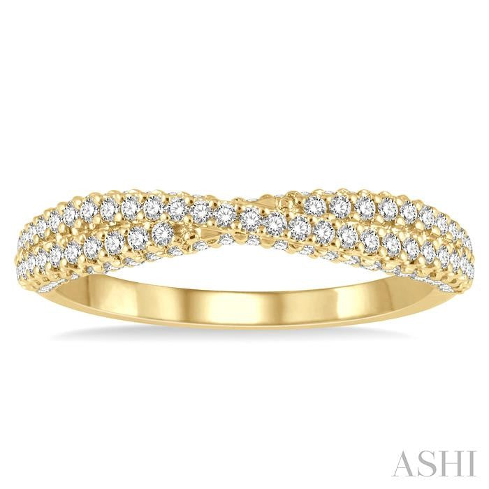 ASHI Stackable Diamond Fashion Band 30563PPFGYG