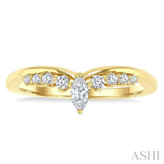 ASHI Chevron Diamond Fashion Ring 30586PPFGYG