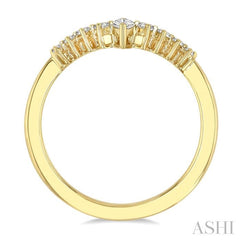ASHI Chevron Diamond Fashion Ring 30586PPFGYG