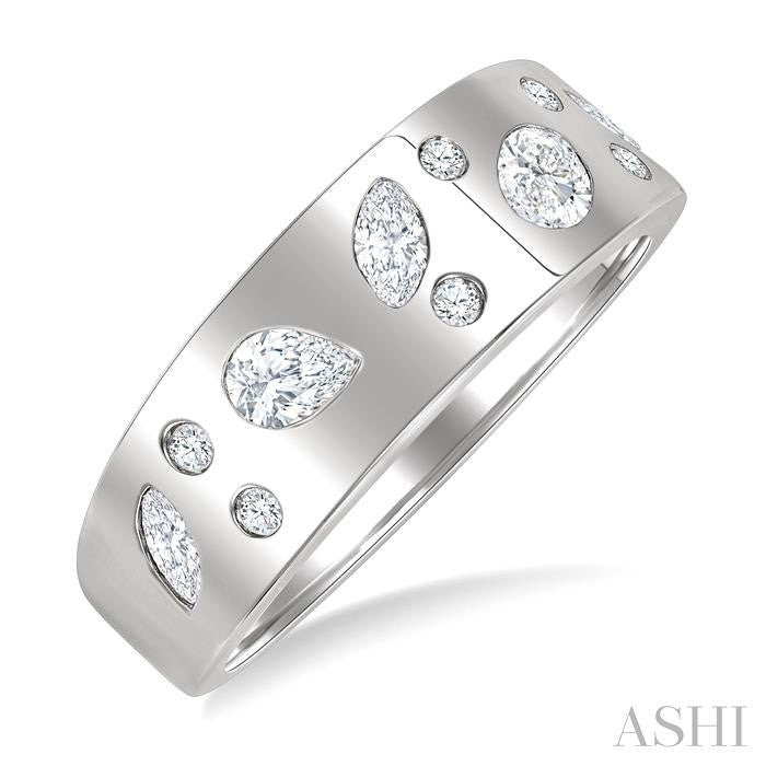 ASHI Mixed Shape Diamond Fashion Band 30593PPFGWG