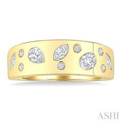 ASHI Mixed Shape Diamond Fashion Band 30593PPFGYG