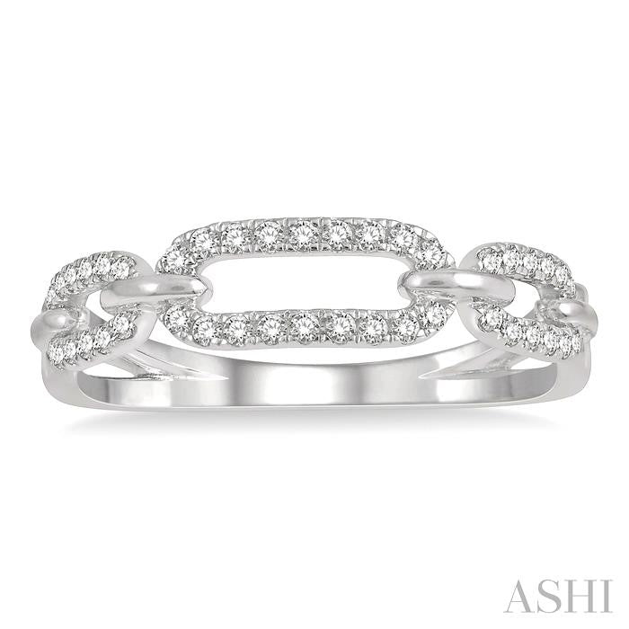 ASHI Paperclip Diamond Fashion Ring 306E7PPFHWG