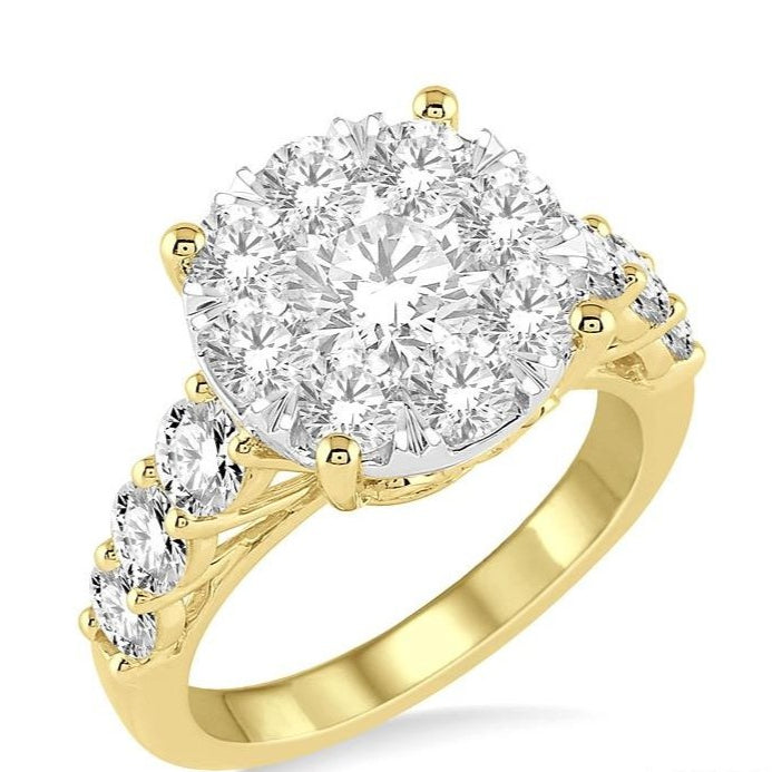 Parkplace Jewelers Round Shape Lovebright Essential Diamond Engagement Ring 140D0PPFVYW-2.00