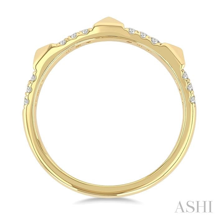 ASHI Pyramid Diamond Fashion Ring 310B6PPTGYG