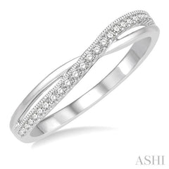 ASHI Diamond Wedding Band 31198PPFHWG