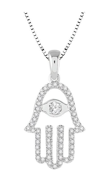 Parkplace Jewelers Hamsa Diamond Pendant 683B6PPFHPDWG