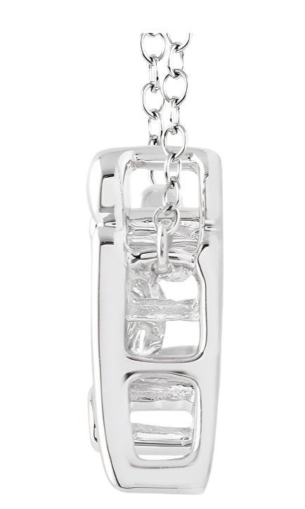 Parkplace Jewelers Silver Mom & Child Emotion Diamond Pendant 80149PPSXSLPD