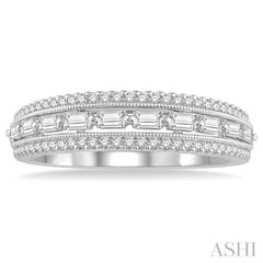 ASHI Baguette Diamond Fashion Band 31283PPFHWG