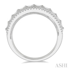 ASHI Baguette Diamond Fashion Band 31283PPFHWG