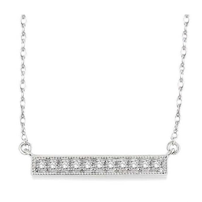 Parkplace Jewelers Bar Diamond Pendant 96397PPTXPDWG