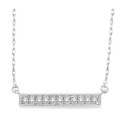 Parkplace Jewelers Bar Diamond Pendant 96397PPTXPDWG