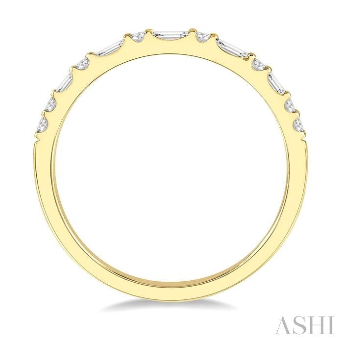 ASHI Stackable Baguette Diamond Fashion Band 31595PPFGYG