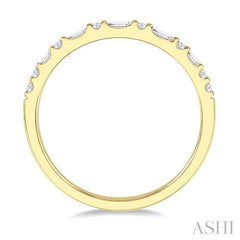ASHI Stackable Baguette Diamond Fashion Band 31595PPFGYG