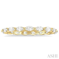 ASHI Marquise Shape Eternity Diamond Wedding Band 31733PPFGYG