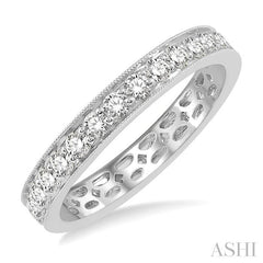 ASHI Eternity Diamond Wedding Band 31761PPFGWG