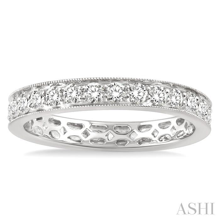 ASHI Eternity Diamond Wedding Band 31761PPFGWG