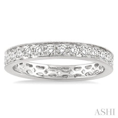 ASHI Eternity Diamond Wedding Band 31761PPFGWG