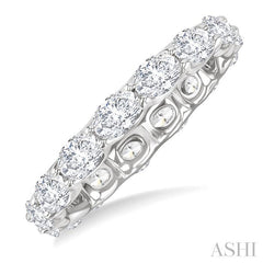 ASHI Oval Shape East-West Eternity Diamond Wedding Band 31780PPFGWG-2.05