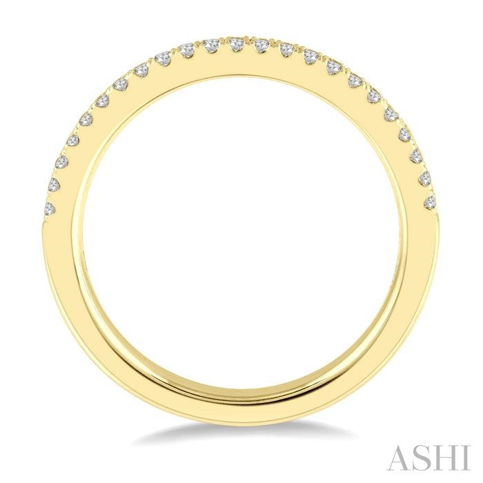 ASHI Two Row Diamond Wedding Band 317E5PPFGYG