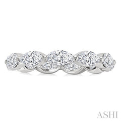 ASHI Marquise Shape East-West Eternity Diamond Wedding Band 31820PPFGWG-2.0