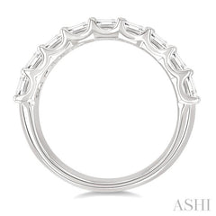 ASHI 3 Row Baguette Diamond Bold Band 31850PPFGWG-3.00