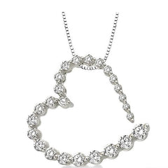 Parkplace Jewelers Heart Shape Journey Diamond Fashion Pendant 93613PPFNPDWG