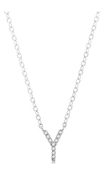 Parkplace Jewelers Block 'Y' Initial Diamond Pendant 912F9PPTSPDWG-Y