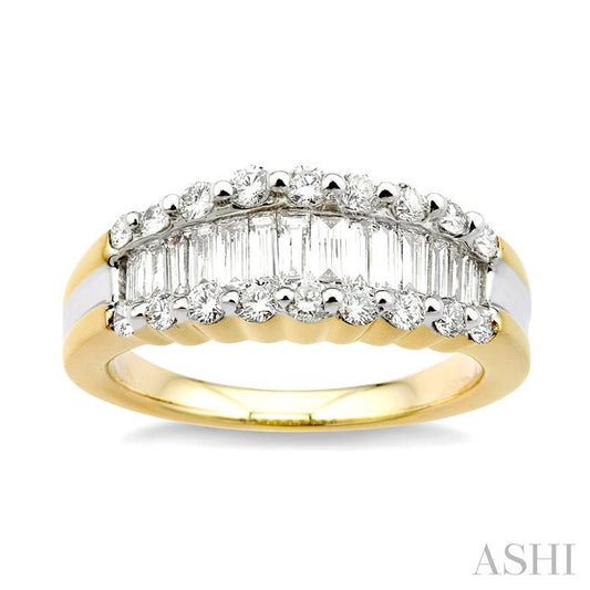 ASHI Baguette Diamond Wedding Band 32501PPFC
