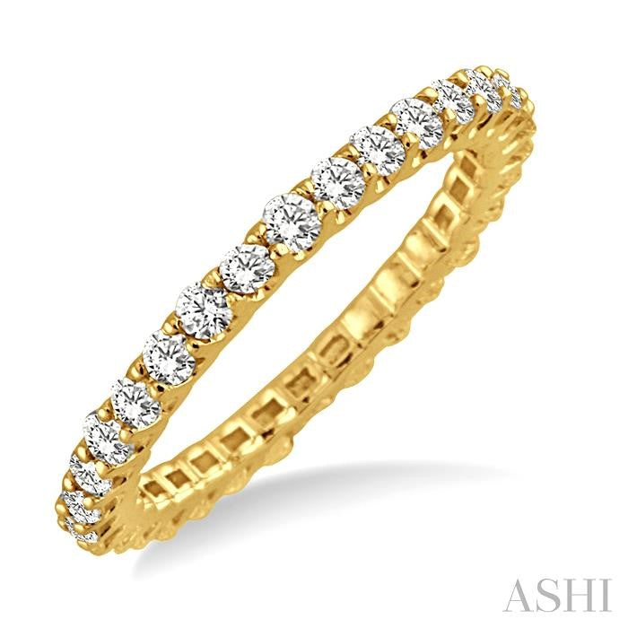 ASHI Eternity Diamond Wedding Band 32690PPFWYG-1.10