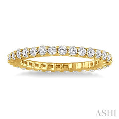 ASHI Eternity Diamond Wedding Band 32690PPFWYG-1.10