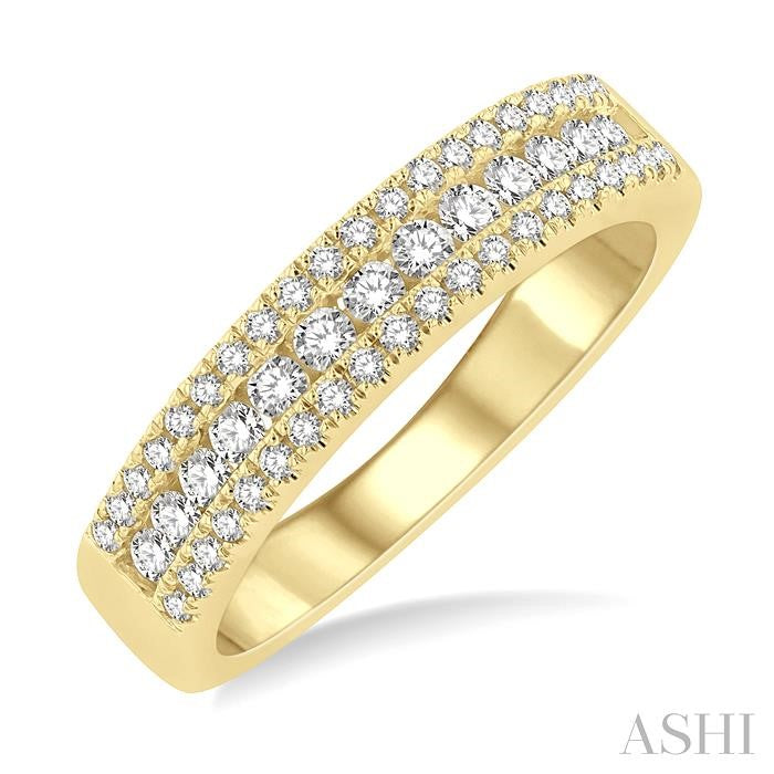 ASHI Channel Set Diamond Wedding Band 326E3PPFGYG