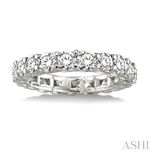 ASHI Round Shape Eternity Diamond Wedding Band 32700PPERWG-3.00