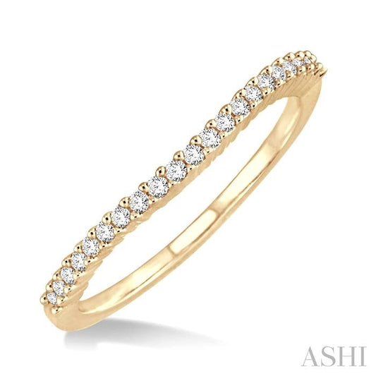 ASHI Curved Diamond Wedding Band 32756PPFWYG