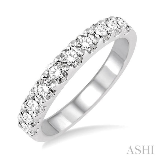 ASHI Diamond Wedding Band 32881PPFHWG