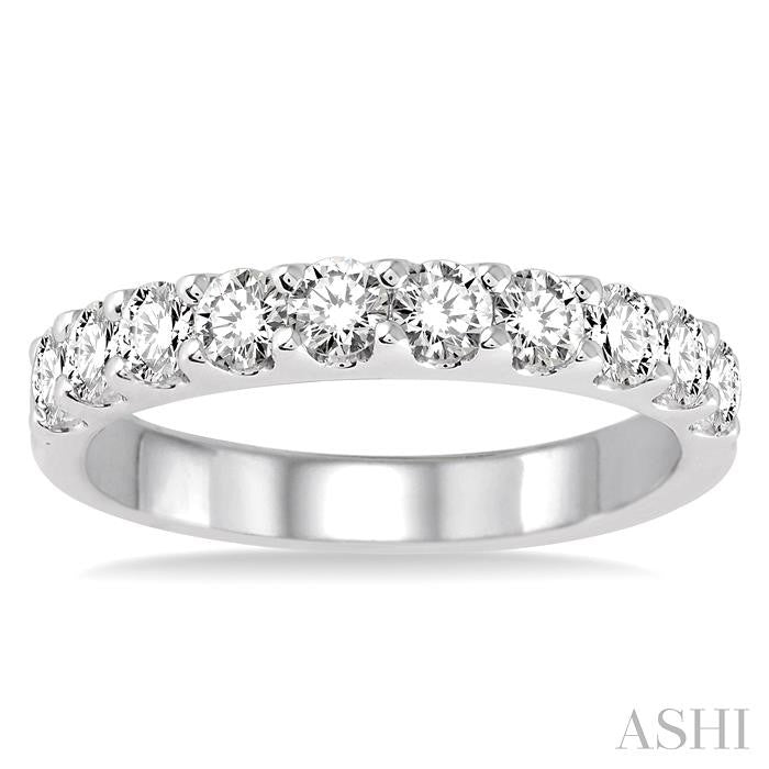 ASHI Diamond Wedding Band 32881PPFHWG