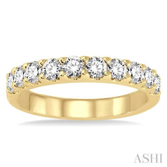 ASHI Diamond Wedding Band 32881PPFHYG