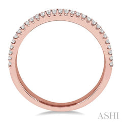 ASHI Two Row Diamond Wedding Band 32965PPFVPG