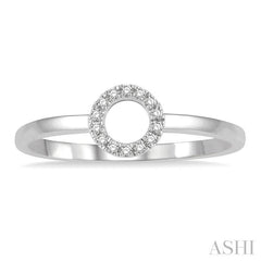 ASHI Circle Diamond Fashion Ring 329A9PPTSWG
