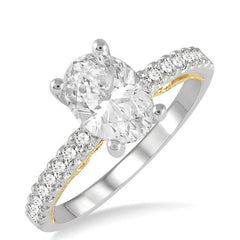 Parkplace Jewelers Oval Shape Semi-Mount Diamond Engagement Ring 204J6PPFHWY-SM-OV