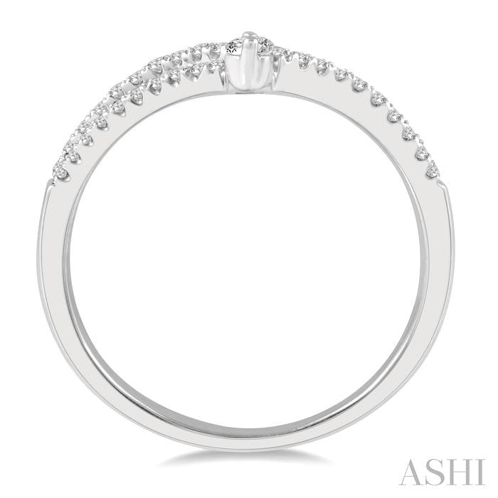 ASHI Chevron Diamond Fashion Ring 330E6PPFGWG