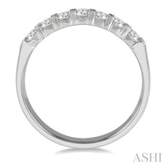 ASHI 7 Stone Diamond Wedding Band 33292PPPGPL