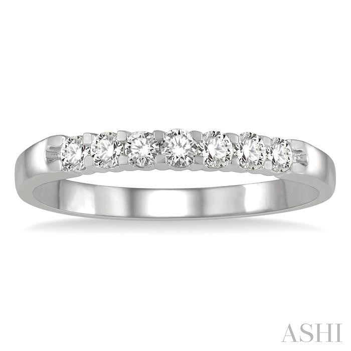 ASHI 7 Stone Diamond Wedding Band 33296PPPGPL