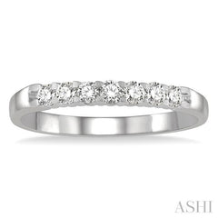 ASHI 7 Stone Diamond Wedding Band 33296PPPGPL