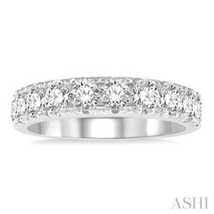 ASHI 11 Stone Diamond Wedding Band 33300PPFHWG-2.00