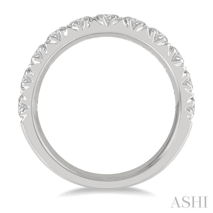 ASHI 11 Stone Diamond Wedding Band 33300PPFHWG-2.00