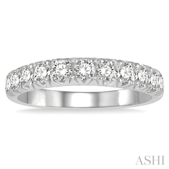 ASHI 11 Stone Diamond Wedding Band 33302PPPGPL