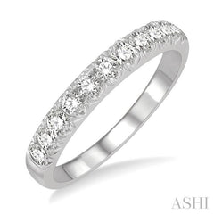 ASHI 11 Stone Diamond Wedding Band 33303PPFHWG